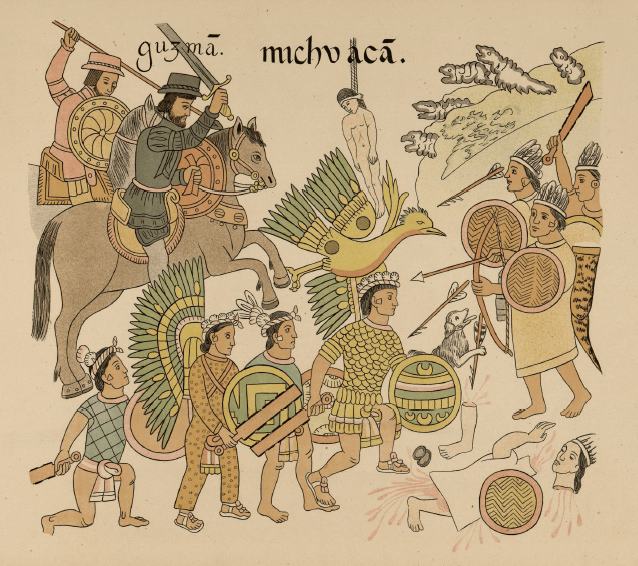 Mapa de Tenochtitlán, impreso en 1524 en Núremberg, Alemania.nAutor: Friedrich Peypus (1485–1534), probablemente a partir de un dibujo realizado por uno de los hombres de Cortés.